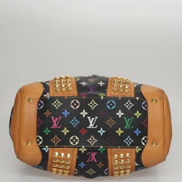LOUIS VUITTON Monogram Multicolor Courtney MM Bag 2way Black M45642 Auth 107874V - Picture 7 of 16